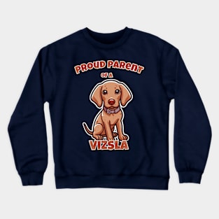 Vizsla dog cute Crewneck Sweatshirt